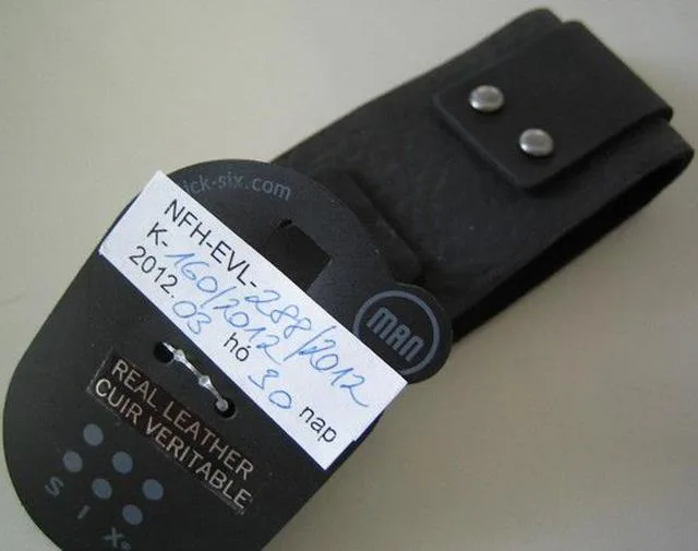 Bracciale da uomo in pelle & #13; & #13; «Unknown» — foto 2 dell'alert A12/1157/12