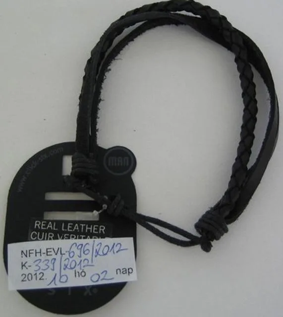 Bracciale da uomo in pelle «Unknown» — foto 2 dell'alert A12/1254/13