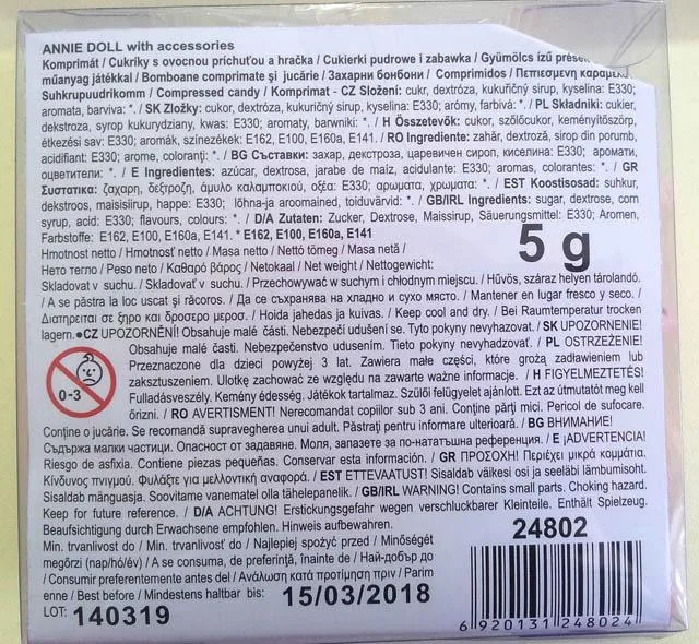 Bambola di plastica «Unknown» — foto 2 dell'alert A12/1322/14