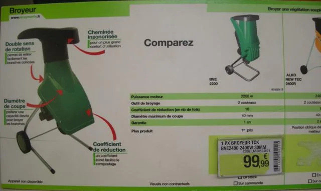 Trituratore da giardino «Unknown» (TCK Garden)