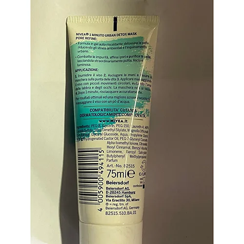 Crema viso «Urban Detox Mask» — foto 2 dell'alert A12/02069/24