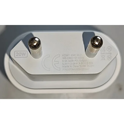 Adattatore di alimentazione «USB-C 20W Power adapter» — foto 2 dell'alert OR/00120/25