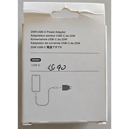 Adattatore di alimentazione «USB-C 20W Power adapter» — foto 5 dell'alert OR/00120/25