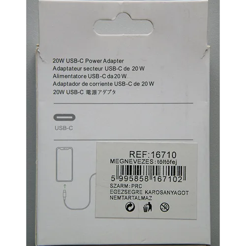 Caricabatterie USB «USB-C 20W Power Adapter» — foto 1 dell'alert SR/02540/26