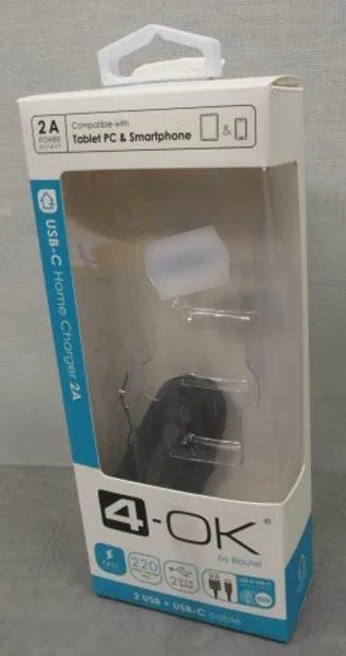 Caricabatterie USB «USB-C Home Charger 2A» (4-OK)