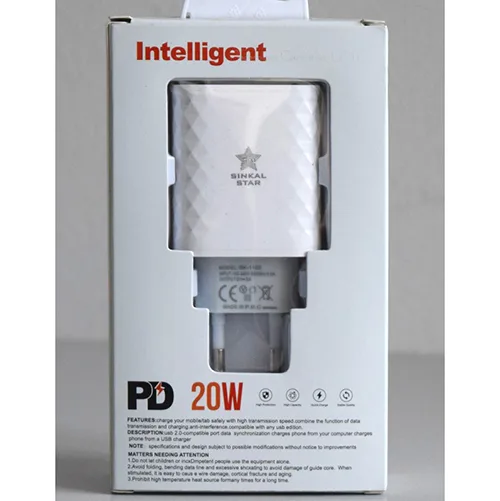 Caricabatterie USB «USB CHARGER PD 20W (on the box), PD quick charger 20W (on the product)» — foto 2 dell'alert SR/02148/25