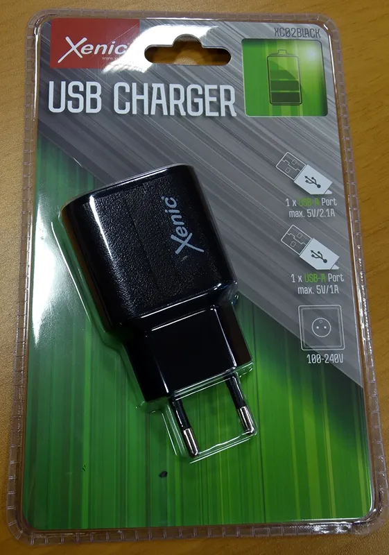 Caricabatterie USB «USB Charger» (Xenic)