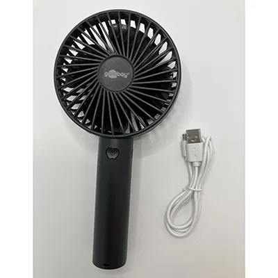 Ventilatore USB «USB Hand fan with stand function» (Goobay)