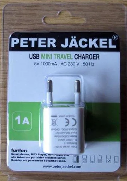 Caricabatterie «USB MINI TRAVEL CHARGER» — foto 1 dell'alert A12/0193/17
