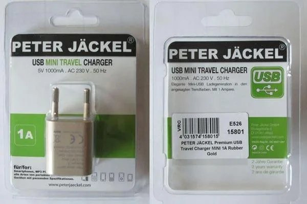 Caricabatterie da viaggio USB «USB MINI TRAVEL CHARGER» — foto 1 dell'alert A12/0722/17