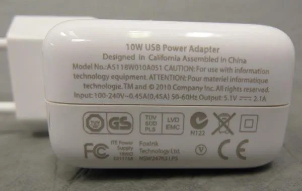 Unità di alimentazione «USB Power Adapert» — foto 3 dell'alert A12/0918/17