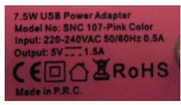 Alimentazione elettrica «USB Power Adapter - Self-Retracting Wall Charger for Smartphones» — foto 3 dell'alert A12/1299/15