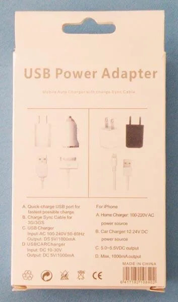 Alimentatore USB «USB Power Adapter» — foto 2 dell'alert A12/0607/16
