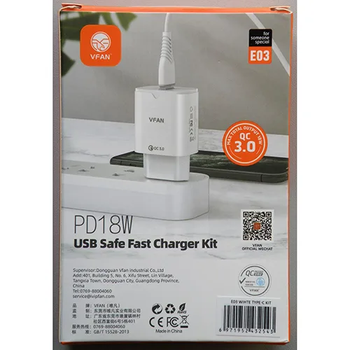 Caricabatterie USB «USB Safe Fast Charger Kit» — foto 2 dell'alert OR/00098/25