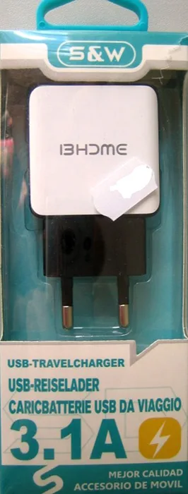 Caricabatterie USB «USB Travel charger» (S&amp;W)