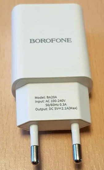 Caricabatterie da viaggio USB «USB travel charger. Single port charger.» — foto 2 dell'alert A12/00754/20