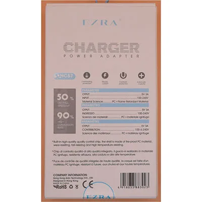 Caricabatterie USB «USB WALL CHARGER, CHARGER POWER ADAPTER» (EZRA)