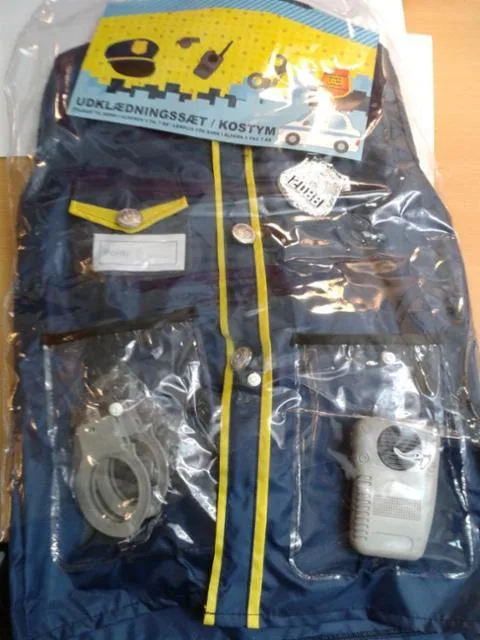 Costume da abito fantasia «Utklaedningssaet/Kostym (Police costume)» (Unknown)