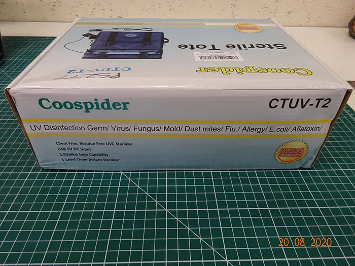 Borsa sterilizzatore UV «UV Tote Bag Steriliser» — foto 4 dell'alert A11/00119/20