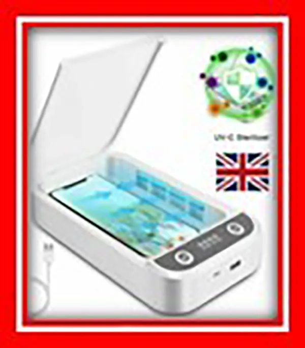 Sterilizzatore UV «UV Ultraviolet Cell Phone Sterilizer Sanitizer Disinfection Box Case Cleaner UVC»