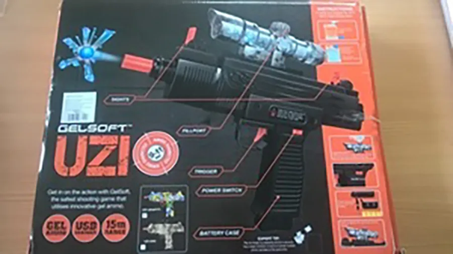 Pistola giocattolo «UZI» (Gel Soft)