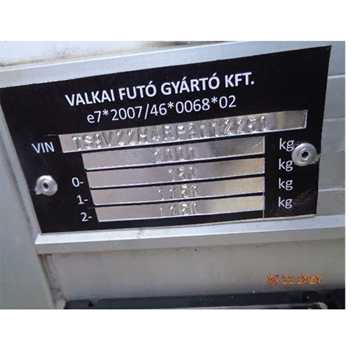Rimorchio per alimenti «VALKAI 22 food trailer» — foto 5 dell'alert SR/00992/25