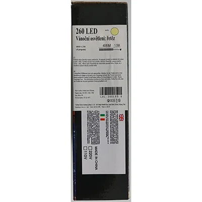 Catena di illuminazione «Vánoční osvětlení 260 LED 50M» — foto 6 dell'alert A12/01414/24