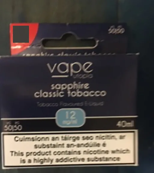 Contenitore di ricarica contenente nicotina «Vape Utopia» — foto 2 dell'alert A12/01797/20