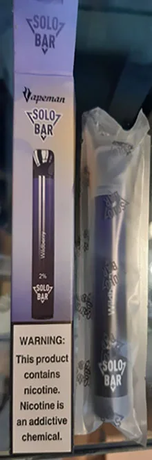 Sigaretta elettronica usa e getta «Vapeman Solo Bar 2% 2ml» (Vapeman Solo Bar)