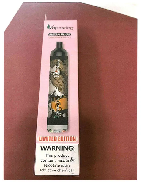 Sigaretta elettronica usa e getta «Vapespring Mega plus cotton candy» — foto 1 dell'alert A12/01493/22