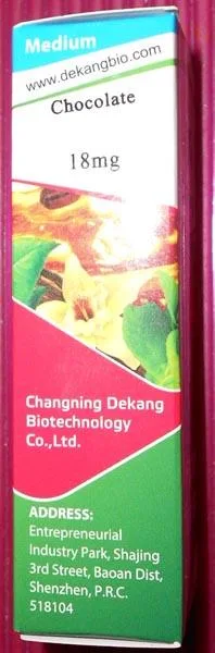Liquido per sigarette elettroniche «Vapor flavor - Chocolate» (Dekang)