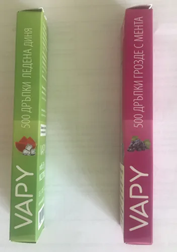 Sigaretta elettronica usa e getta «VAPY» — foto 2 dell'alert A12/00081/22