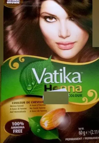 Colore dei capelli henna «Vatika Henna Hair Colour» — foto 3 dell'alert A12/0953/16