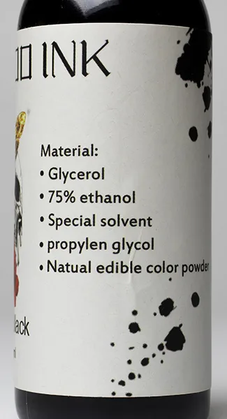 Inchiostro del tatuaggio «Vbeauty Tattoo Ink True Black» — foto 3 dell'alert A12/01544/23