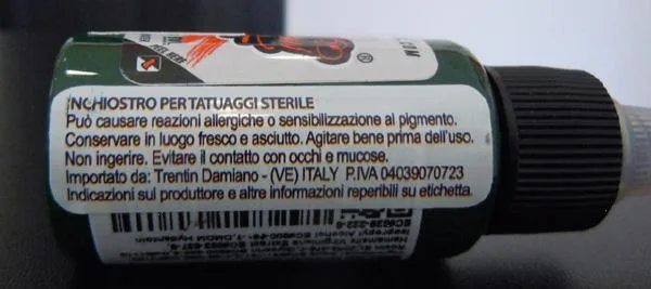 Inchiostro del tatuaggio «Vegas Green» — foto 3 dell'alert A12/1517/18