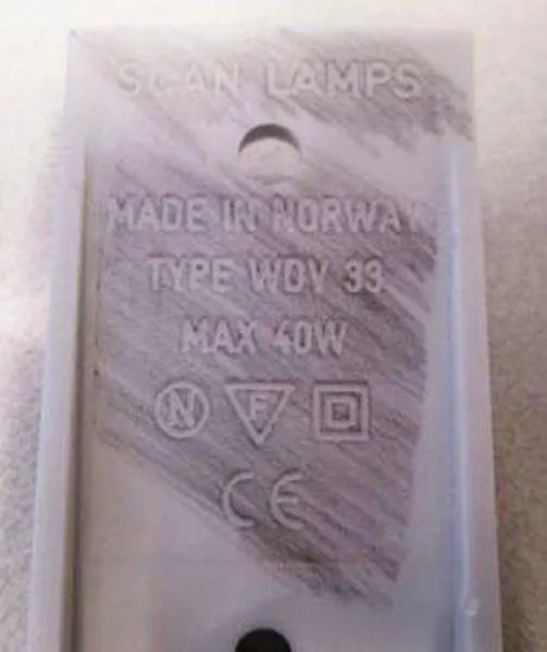 Lampada da parete «Veggllampa» (Scan lamps)