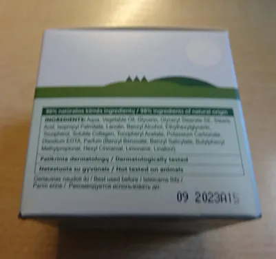 Crema viso «Veido kremas su kolagenu ir augaliniu aliejumi brandžiai odai» — foto 2 dell'alert A12/00992/22