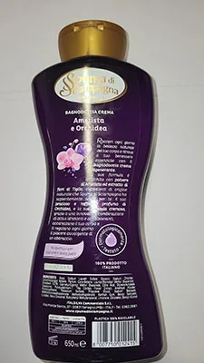 Crema bagno e doccia «Vellutante Olio di Macadamia e Quinoa - Rigenerante Ametista e Orchidea» — foto 7 dell'alert A12/01949/23