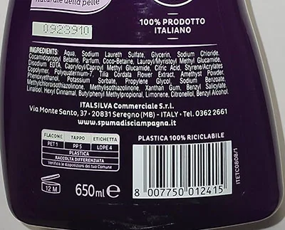 Crema bagno e doccia «Vellutante Olio di Macadamia e Quinoa - Rigenerante Ametista e Orchidea» — foto 8 dell'alert A12/01949/23