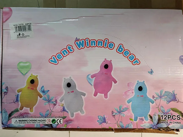 Giocattolo spremuto «Vent Winnie Bear»