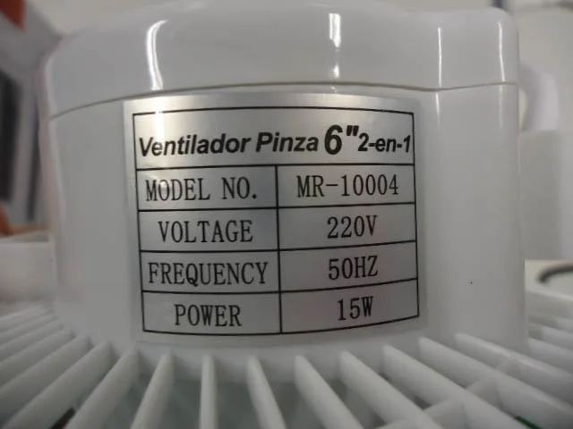 Ventilatore elettrico «Ventilador Pinza» — foto 3 dell'alert A12/0328/14