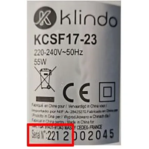 Ventilatore «Ventilateur compact KLINDO» — foto 2 dell'alert SR/03180/25