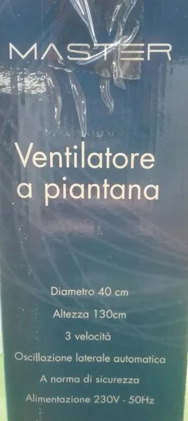 Ventilatore elettrico «Ventilatore a piantana/Master» — foto 3 dell'alert A12/1882/18