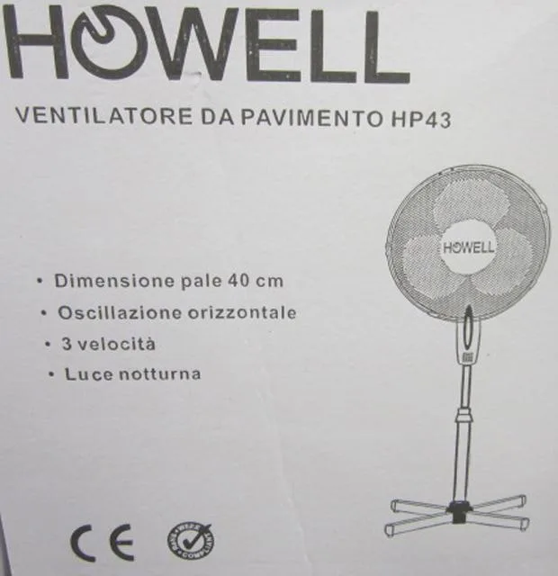 Ventilatore elettrico «Ventilatore da Pavimento» — foto 2 dell'alert A12/0300/13