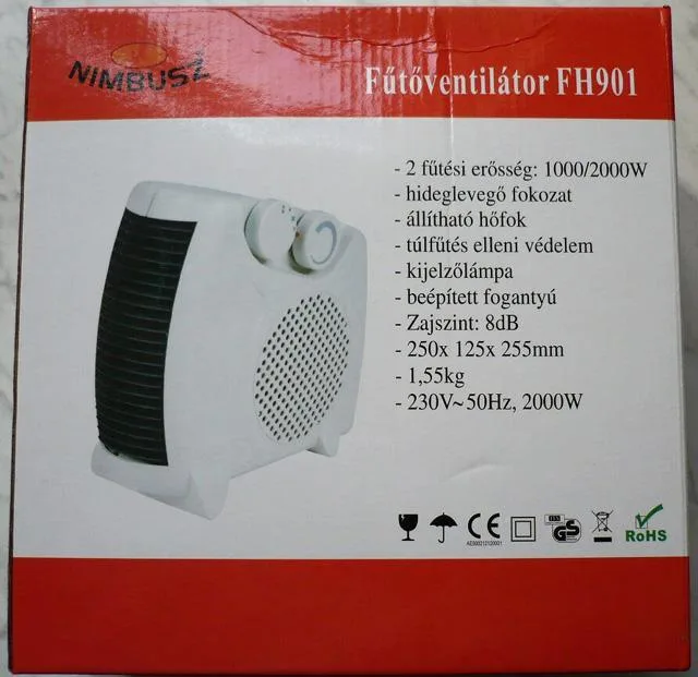 Ventilatore di riscaldamento portatile — foto 1 dell'alert 0998/09