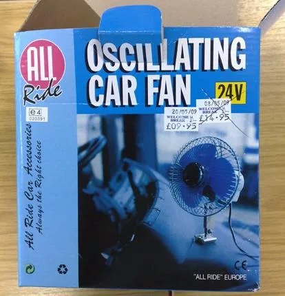 Ventilatore oscillante per auto — foto 2 dell'alert 0097/09