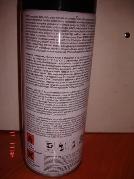 Vernice spray – SVP tasse per — foto 2 dell'alert 0410/09