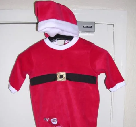 Vestito da bambino per il sonno di Babbo Natale