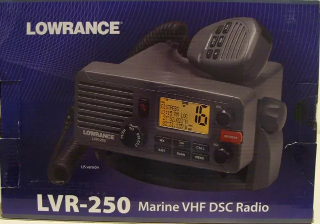 VHF radio marina LVR-250 — Marine VHF DSC Radio (Lowrance)
