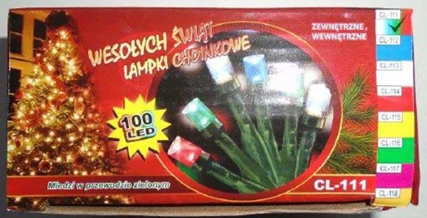 Catena di illuminazione «Vianocne lampicky 100 LED» — foto 2 dell'alert A12/0697/18
